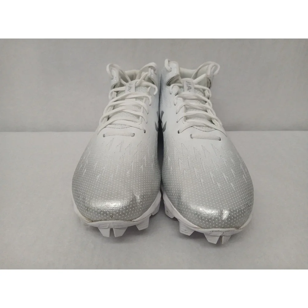Under Armour Mens Spotlight Fran RM 4.0 Football Cleat 3027293-100 White Sz 10.5